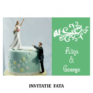 Invitatie Nunta Carte Postala INCP73