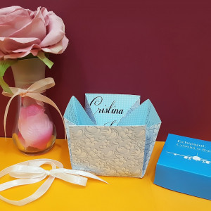 Invitatie Nunta Cutiuta Bilet de Avion