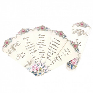Invitatie Nunta Evantai EV24