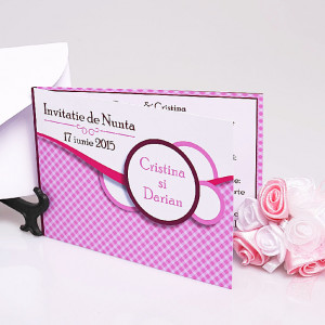 Invitatie Nunta In culori