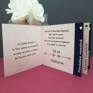 Invitatie Nunta Poveste Romantism