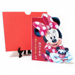 Invitatii Botez Contur Minnie Mouse 7