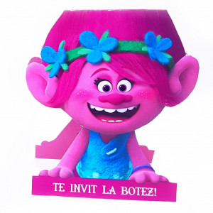 Invitatii Botez Contur Trolls