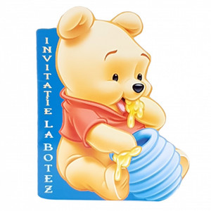 Invitatii Botez Contur Winnie 5
