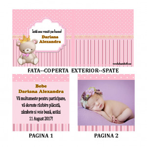 Marturii Botez Carticica 6 Foto Ursulet Regal