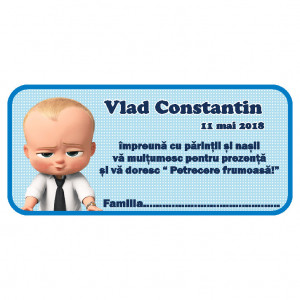 Plic Botez Baby Boss 2