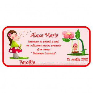 Plic Botez Bebelusa 100