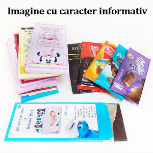 Invitatie Botez Cutie de Ciocolata Pisicile Aristocrate 1