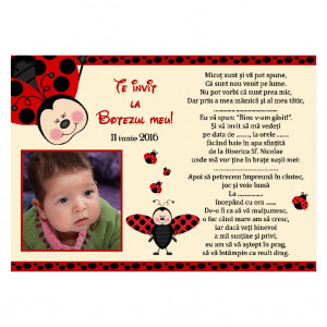 Invitatie Botez Magnetica Buburuza 2
