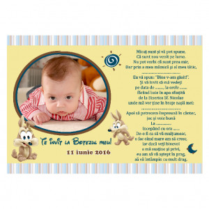 Invitatie Botez Magnetica Coyote