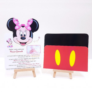 Invitatie Botez PRO Minnie Mouse 1