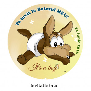 Invitatie Botez Rotunda Coyote