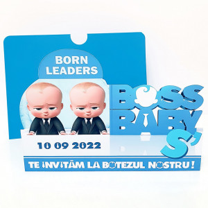 Invitatie Gemeni Baby Boss BB4