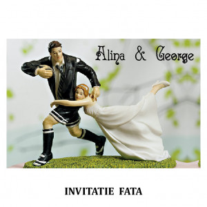 Invitatie Nunta Carte Postala INCP69