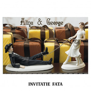 Invitatie Nunta Carte Postala INCP77