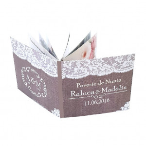 Invitatie Nunta Carticica Rustic