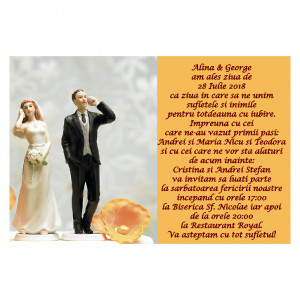 Invitatie Nunta Magnetica MG76