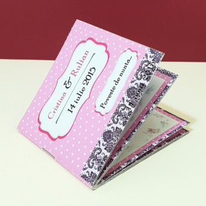 Marturie Nunta Carticica Pink