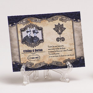 Marturie Nunta Magnet Caragiale Dark Blue