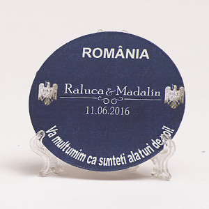 Marturie Nunta Magnet Rotund Livret