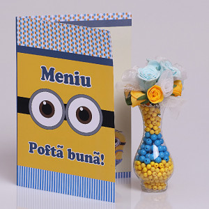 Meniu Botez Gemeni Simplu Minions