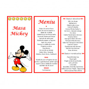 Meniu Botez Simplu Baieti Disney 12