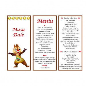 Meniu Botez Simplu Baieti Disney 17