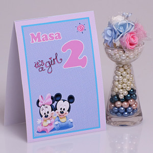 Nr de Masa Botez Gemeni Mickey/Minnie 1