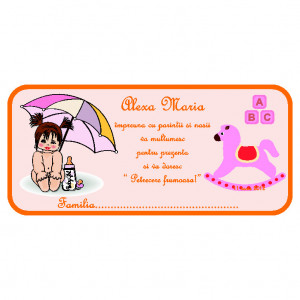 Plic Botez Bebelusa 91