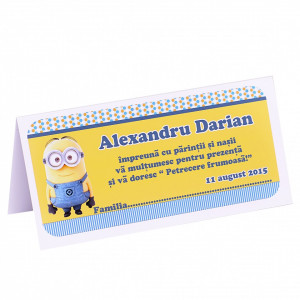 Plic Botez Minions