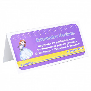 Plic Botez Printesa Sofia 1