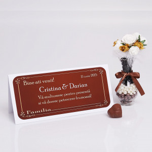 Plic Nunta Chocolate