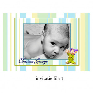 Invitatie Botez Cu Capsa Disney 36