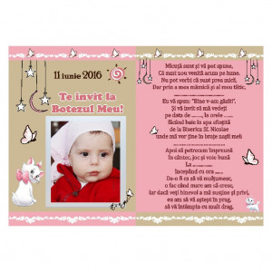 Invitatie Botez Magnetica Pisicile Aristocrate