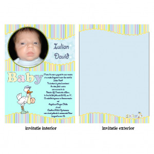 Invitatie Botez Papirus Disney Bebe 25
