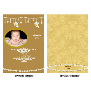 Invitatie Botez Papirus Disney Bebelina 11