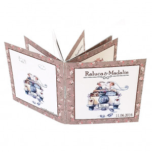 Invitatie Nunta Carticica Just Married