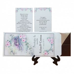 Invitatie Nunta Ciocolata Vintage