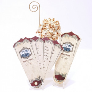 Invitatie Nunta Evantai EV20