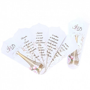 Invitatie Nunta Evantai EV27