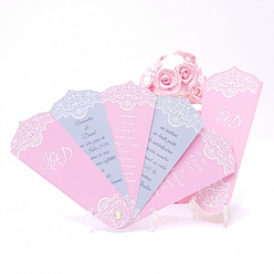 Invitatie Nunta Evantai EV5