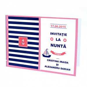 Invitatie Nunta Mare Albastra
