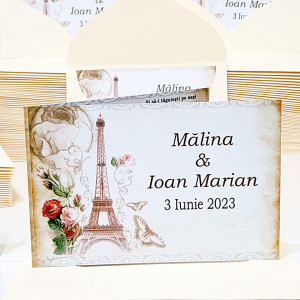 Invitatie Nunta Paris In Love 1