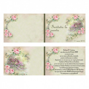 Invitatie Nunta Vintage