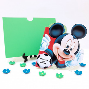 Invitatii Botez Contur Mickey Mouse 13