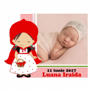 Magnet Contur Scufita Rosie