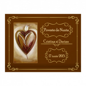 Marturie Nunta Magnet Chocolate