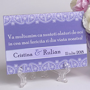 Marturie Nunta Magnet Lila