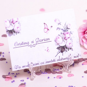 Marturie Nunta Magnet Vintage Wedding