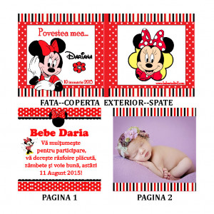 Marturii Botez Carticica 6 Foto Minnie Mouse 3